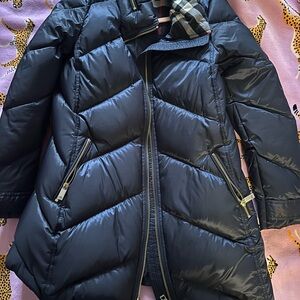 Burberry Long Length Puffer with detachable hood